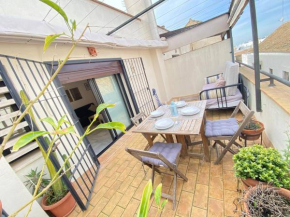 Dúplex en casco histórico, terraza, garaje, Wi-Fi Sanlucar De Barrameda
